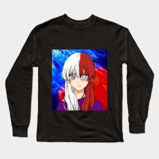 Todoroki genderbend Long Sleeve T-Shirt